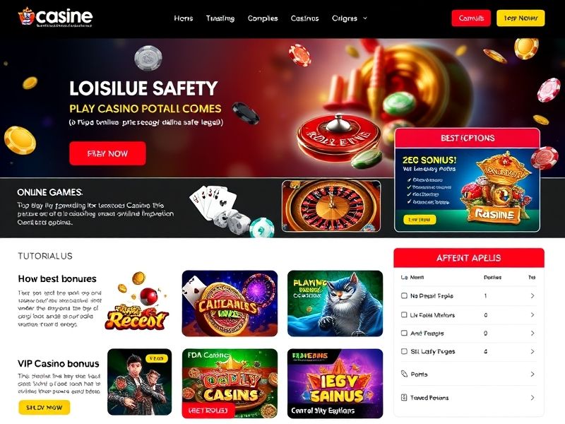 Discover how to play online casino games, access the latest casino bonuses, and explore comprehensive guides on slots, blackjack, and poker. Choose from top-rated online casinos and play safely with expert tips.
